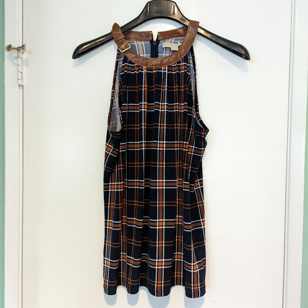 Michael Kors Plaid Top Sz. L